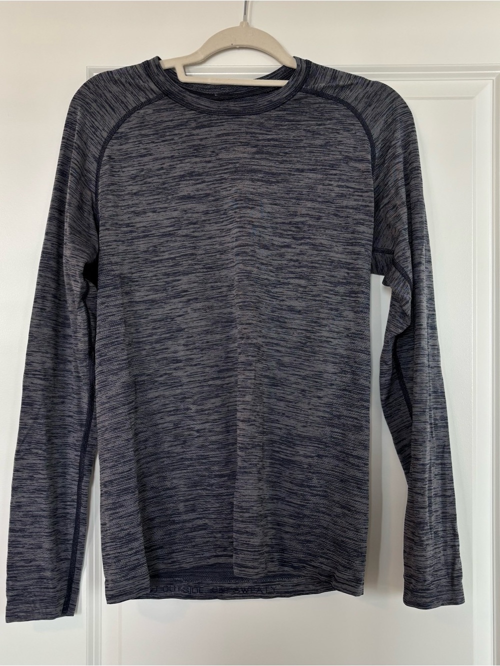 lululemon athletica Men's Long-Sleeve Crew - Heather Dark Gray